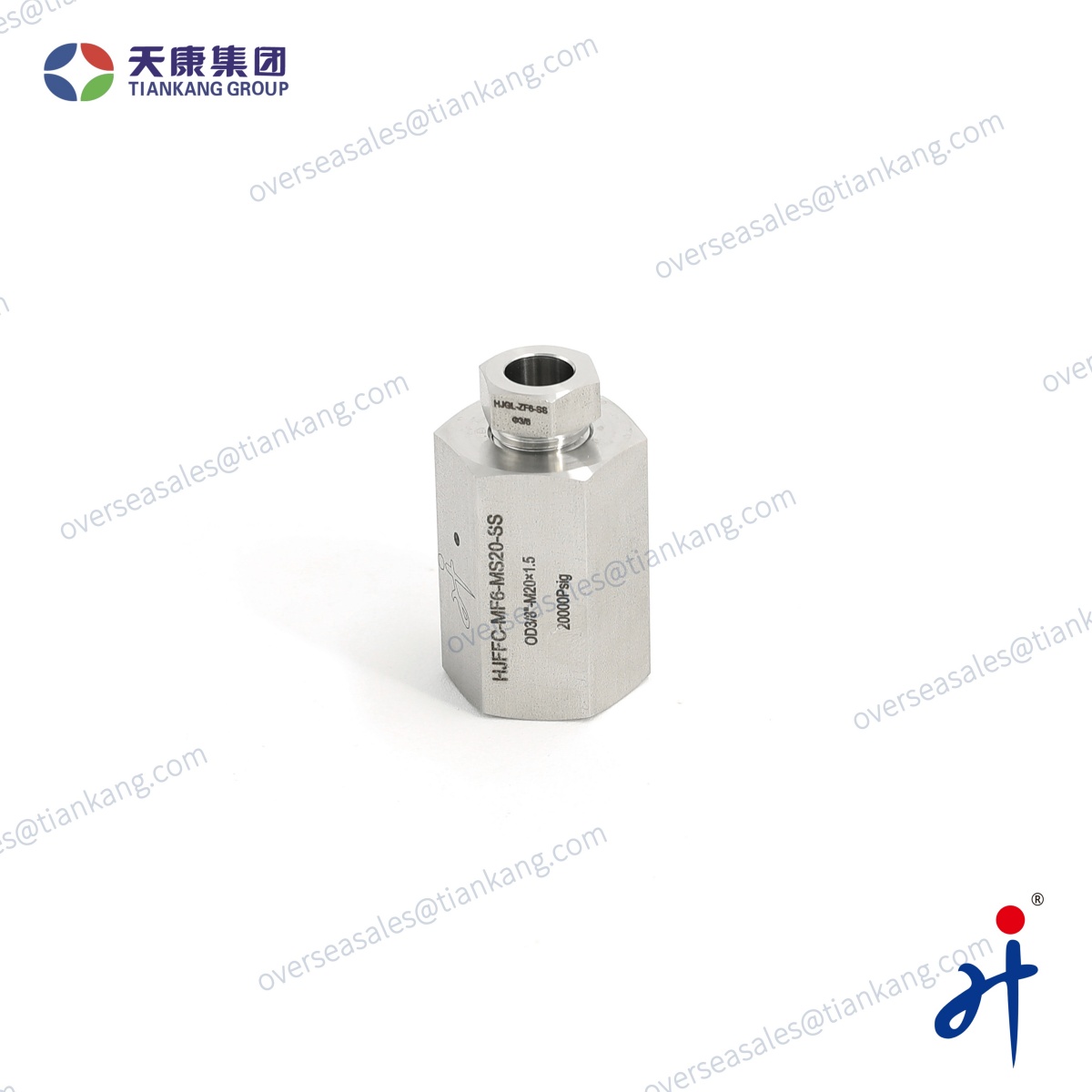 Accesorio de compresión con rosca hembra de alta presión TianKang HongJi | 20000 psi - tiankanginternacional