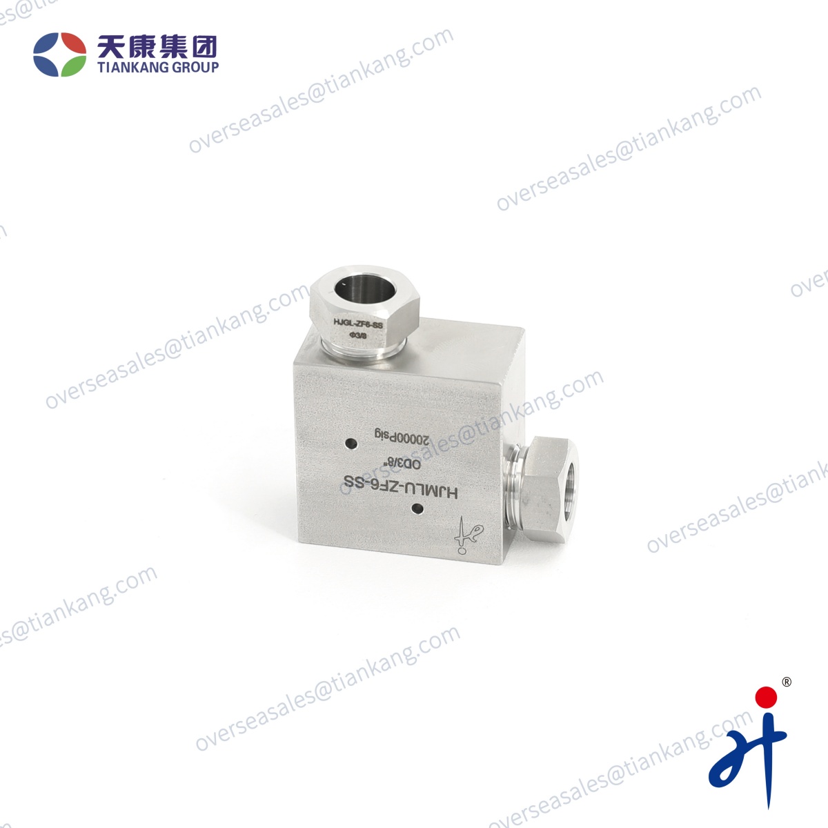 Accesorio de codo para tubo de ultraalta presión TianKang HongJi | 20000 psi - tiankanginternacional