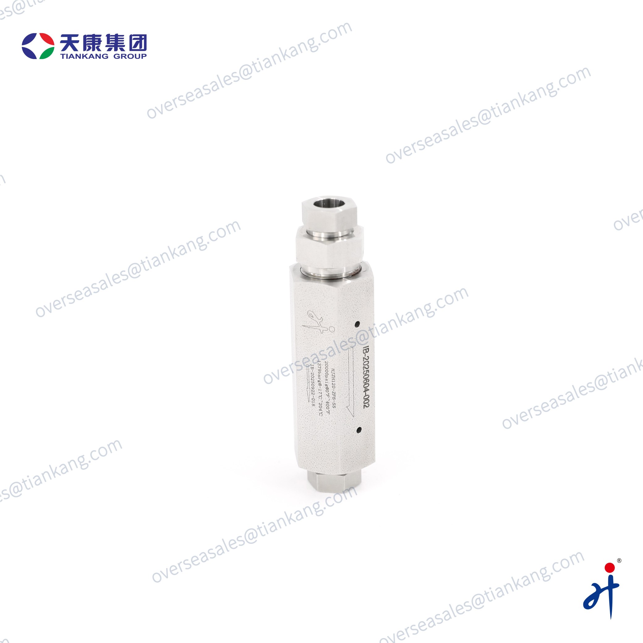 TianKang HongJi Medium and High Pressure Metal-Seated Check Valves - tiankanginternacional
